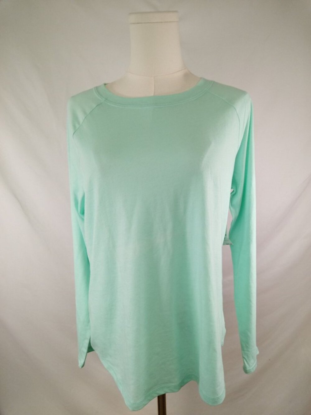 NWT SO Women's Mint Green Long Sleeve Top Sz M